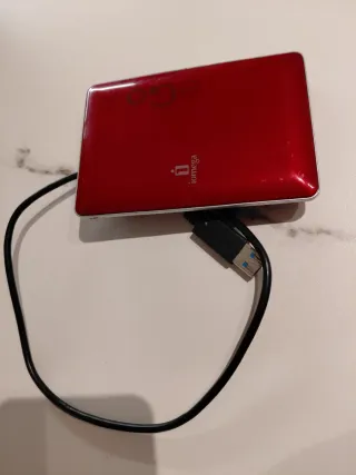 Disco Duro Externo Iomega 500GB Rojo
