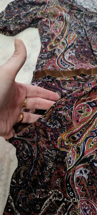 Vestido midi Zara estampado