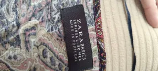 Vestido midi Zara estampado