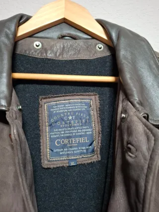 Chaqueta tres cuartos de piel