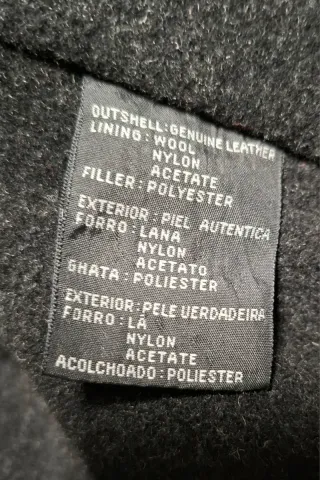 Chaqueta tres cuartos de piel