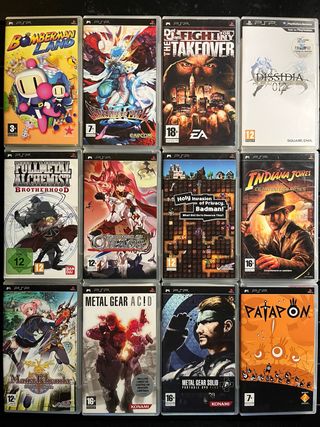 Juegos PSP a partir de 25€