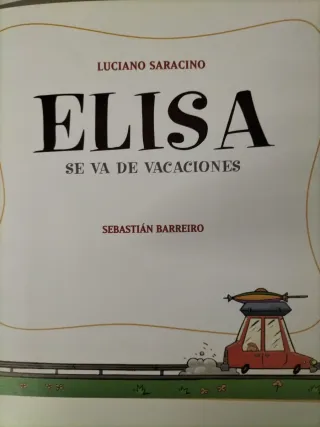 Libro Infantil Elisa Se Va De Vacaciones
