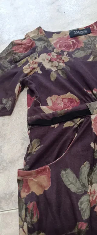 Vestido midi Zara floral