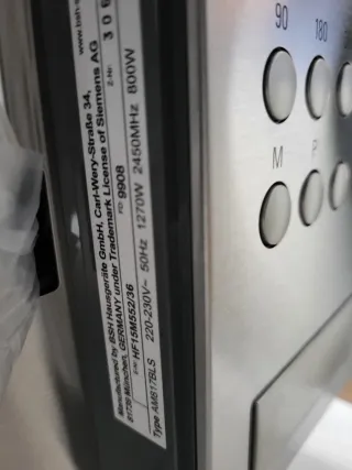 Microondas Siemens integrable