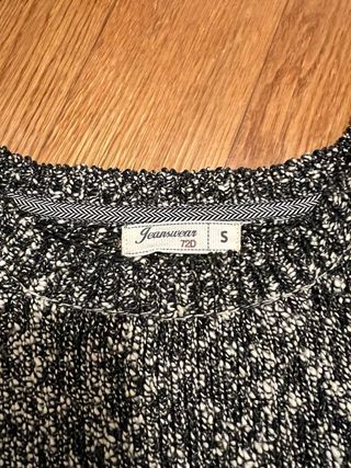 Maglioncino S bianco e nero