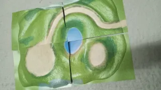 Maqueta Montaña Túnel Tren H0