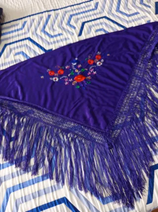 Traje de flamenca rojo volantes