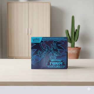 Caja Entrenador Élite Pokémon Fuegos Fantasmales