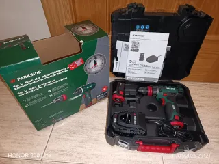 Taladro + 2 Baterías + HERRAMIENTAS