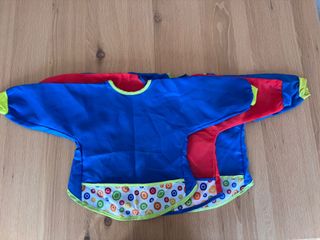 Lote de 3 baberos con mangas para bebé / niño