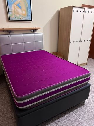Canape matrimonio y colchón 135cnnx 180cm