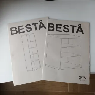 Puertas y Cajones Ikea Bestå Blanco y Negro