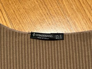 Maglia Stradivarius Scollo a V Marrone M