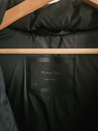 Plumífero Massimo Dutti azul marino talla M