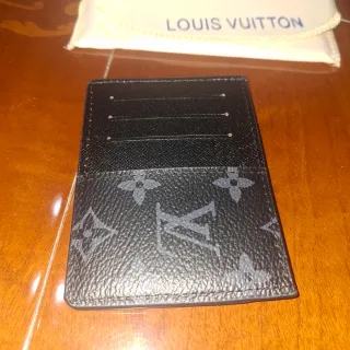 Portatessere Louis Vuitton nero