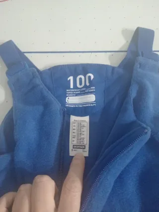 Mono de esquí azul Talla 24m