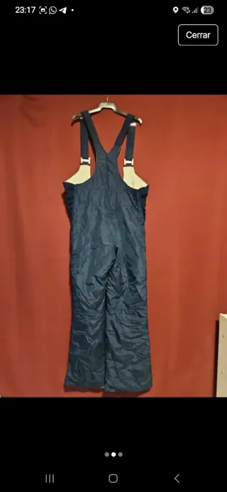 Mono de esquí hombre azul