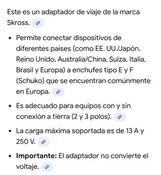 Adaptador de viaje SKROSS