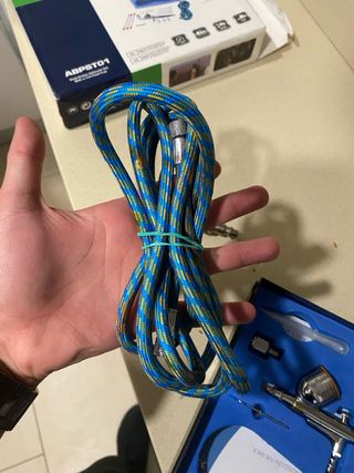 Aerógrafo profesional con accesorios