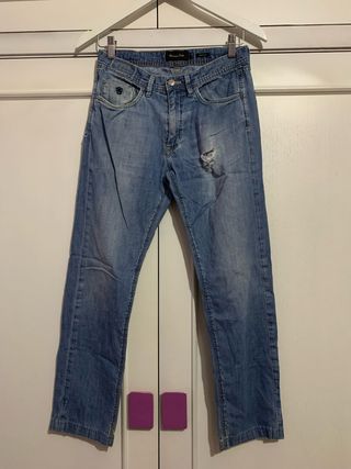 Massimo Dutti Pantalón Azul