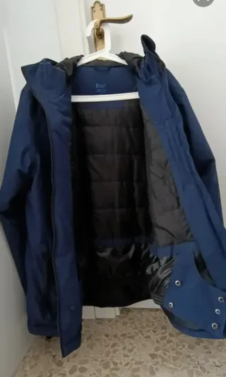 Chaqueta Crivit azul con capucha Talla M