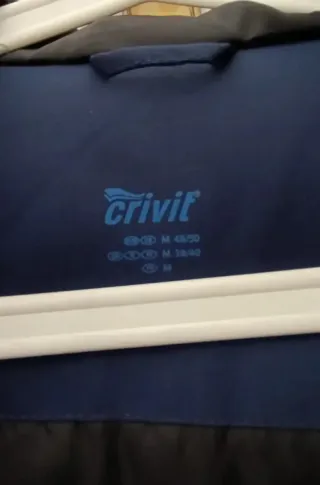 Chaqueta Crivit azul con capucha Talla M