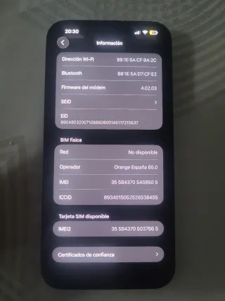 iPhone 14 Plus 128GB para piezas  LEER BIEN !