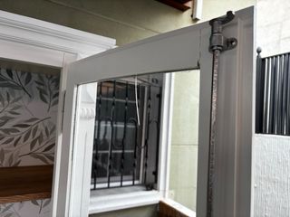 Armario Vitrina Blanco Restaurado Vintage