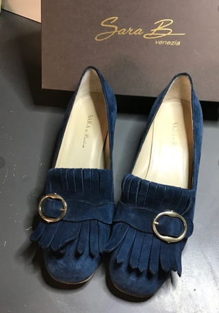 Mocassini Sara B. blu donna tg 40