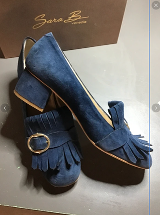 Mocassini Sara B. blu donna tg 40