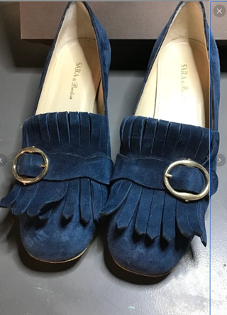 Mocassini Sara B. blu donna tg 40