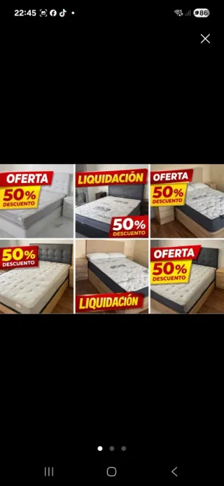 Canapés y colchones