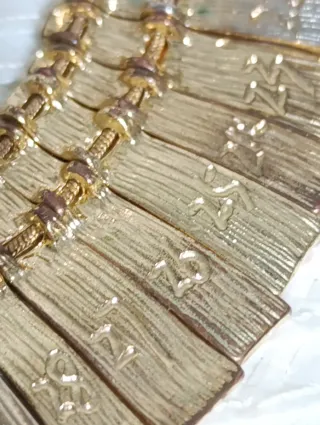 Gargantilla Vintage 80s Dorada Alta Bisutería