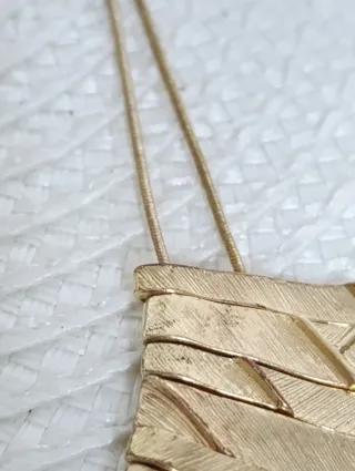 Gargantilla Vintage 80s Dorada Alta Bisutería