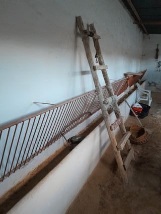 Comedero de establo de metal