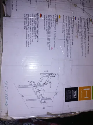 Soporte TV Omega Full Motion UTV400FM2