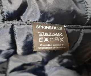 Chaqueta tres cuartos hombre verde