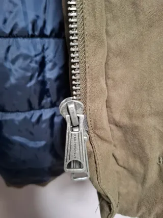 Chaqueta tres cuartos hombre verde