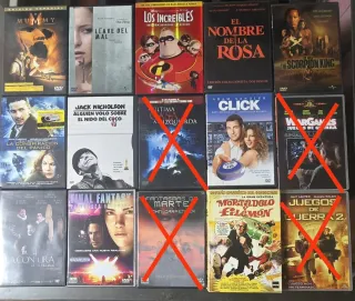 Colección DVDs Películas Varias