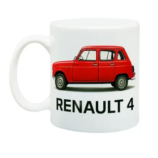 Taza Cerámica Renault 4 Colección Clásicos