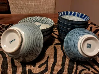 10 Cuencos originarios de Japón sin estrenar