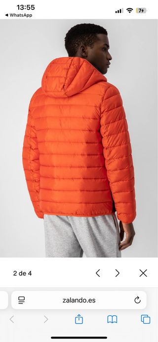 Chaqueta Champion Rojo/Blanca/Azul Talla M