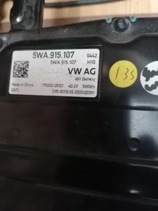 Batería 48V para Vehículo Eléctrico