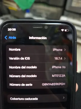 iPhone XS 256GB Blanco/Gris