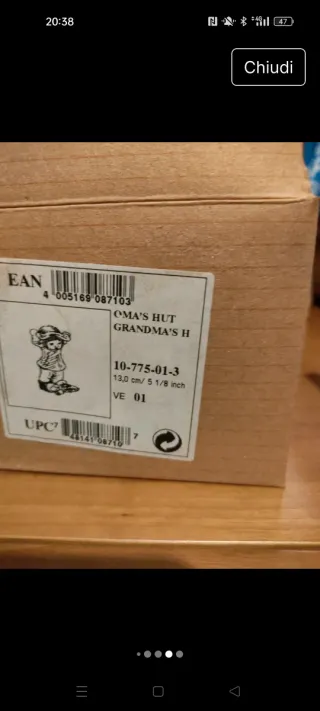 Statuina Goebel Nina Cappello della nonna