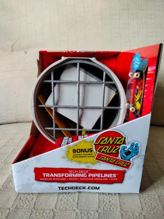 Tech Deck en su embalaje original, sin abrir.