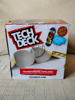 Tech Deck en su embalaje original, sin abrir.