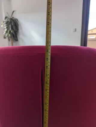 Sillón sofá individual rojo