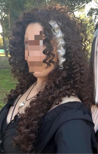 Peluca Bellatrix Lestrange rizada